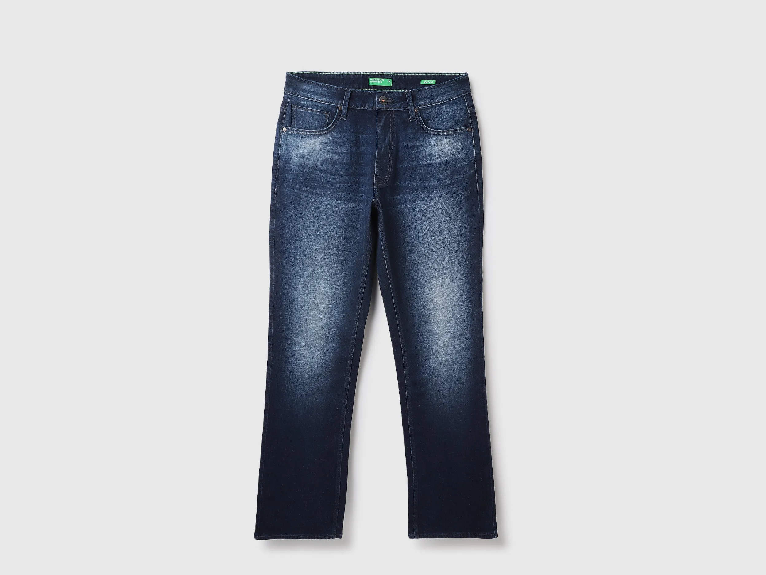 Solid Bootcut Fit Jeans