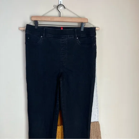 SPANX ANKLE BLACK SKINNY JEANS SIZE XLARGE