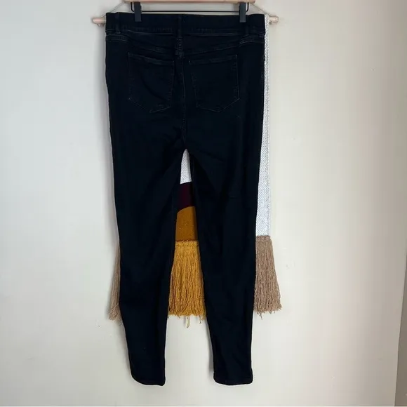 SPANX ANKLE BLACK SKINNY JEANS SIZE XLARGE