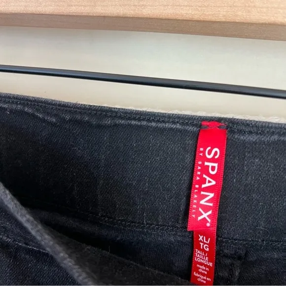 SPANX ANKLE BLACK SKINNY JEANS SIZE XLARGE