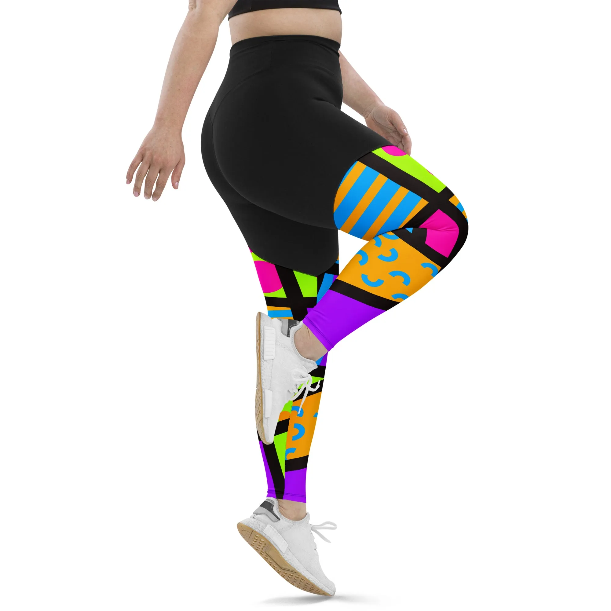 Sports Leggings, Memphis Harajuku