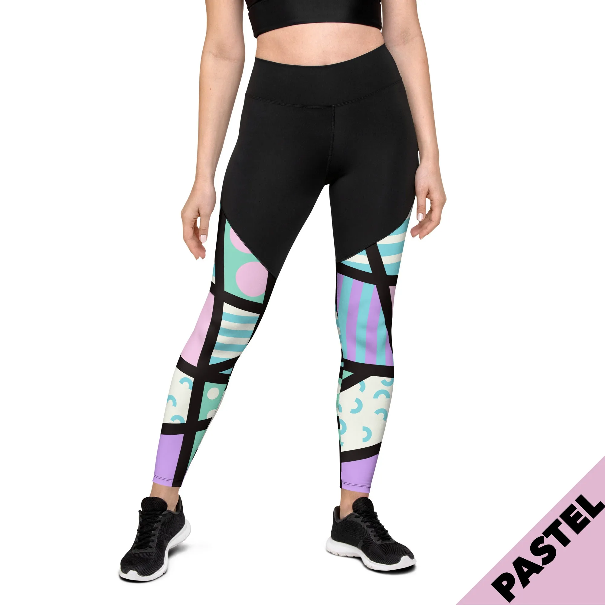 Sports Leggings, Memphis Harajuku