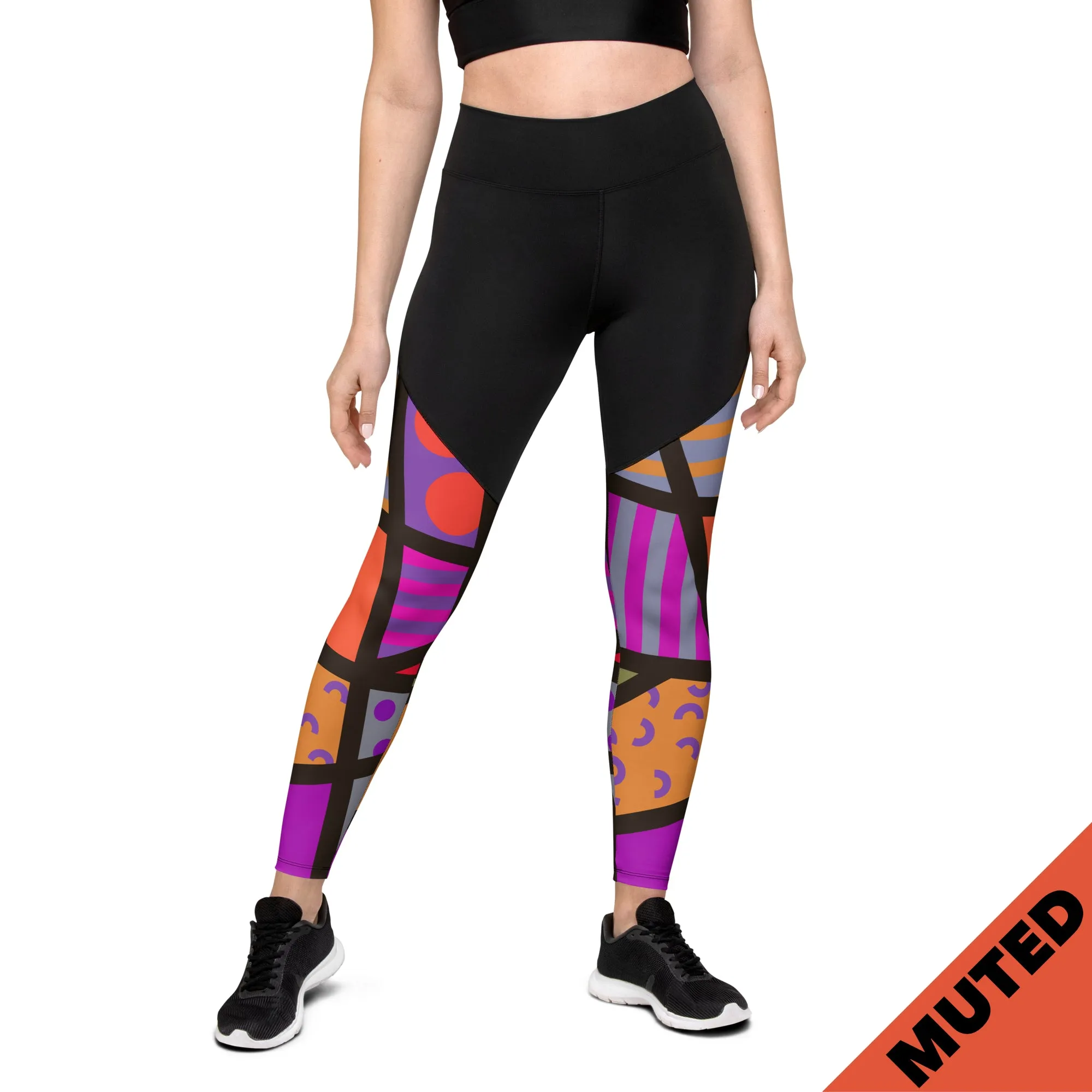 Sports Leggings, Memphis Harajuku