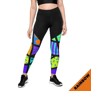 Sports Leggings, Memphis Harajuku