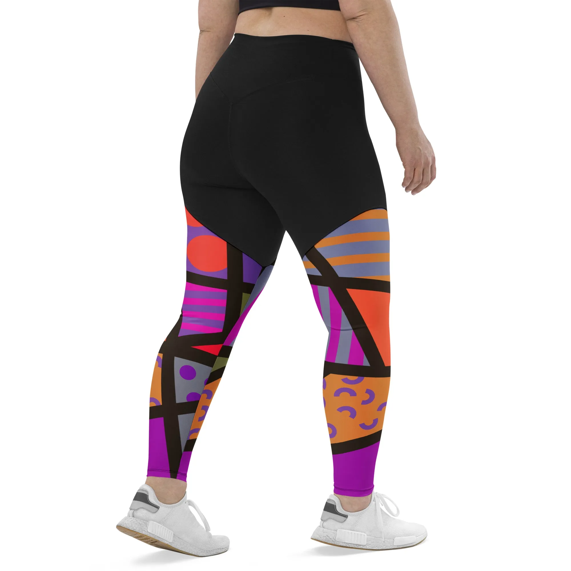 Sports Leggings, Memphis Harajuku