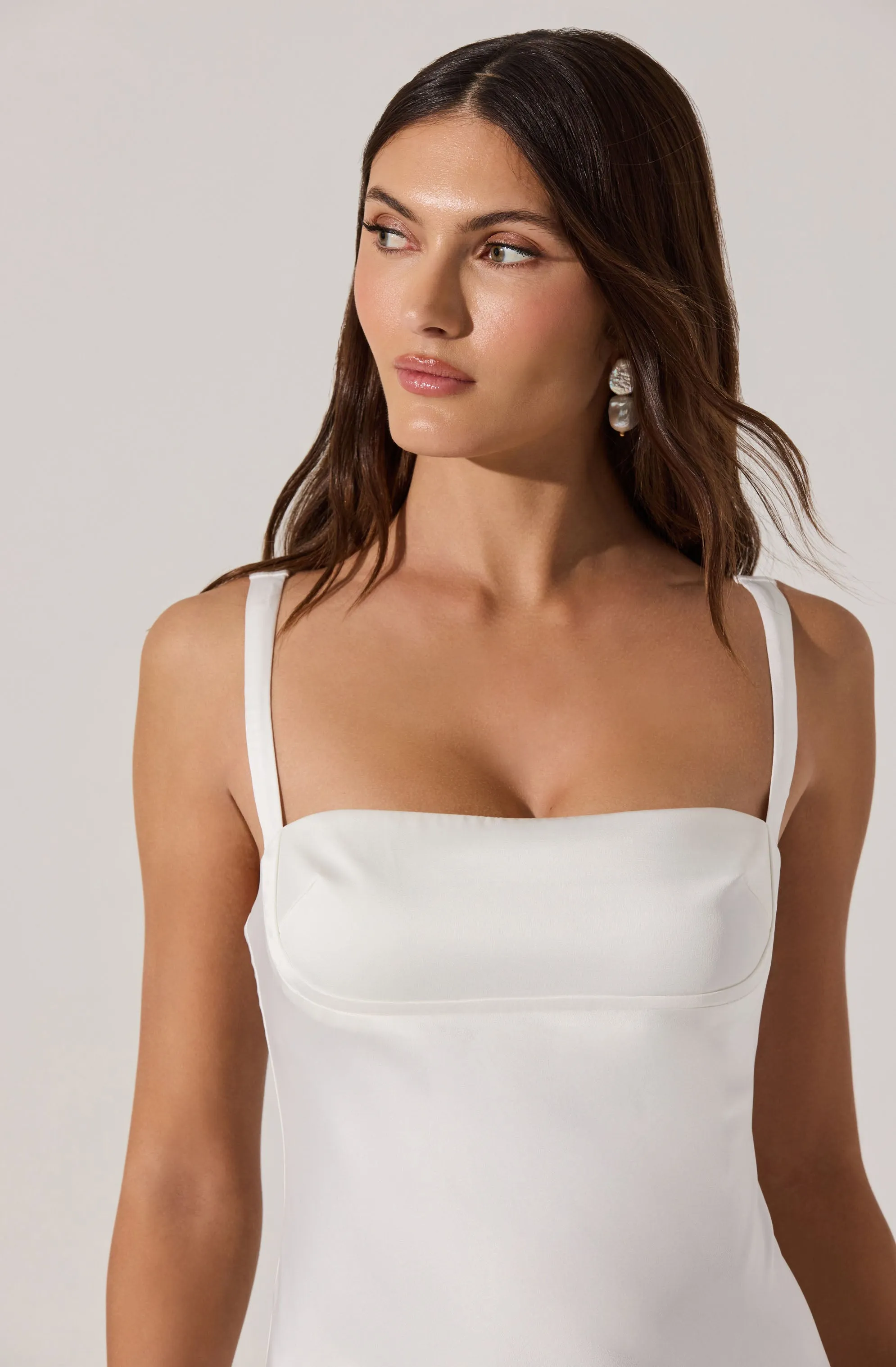 Stacie Satin Maxi Dress