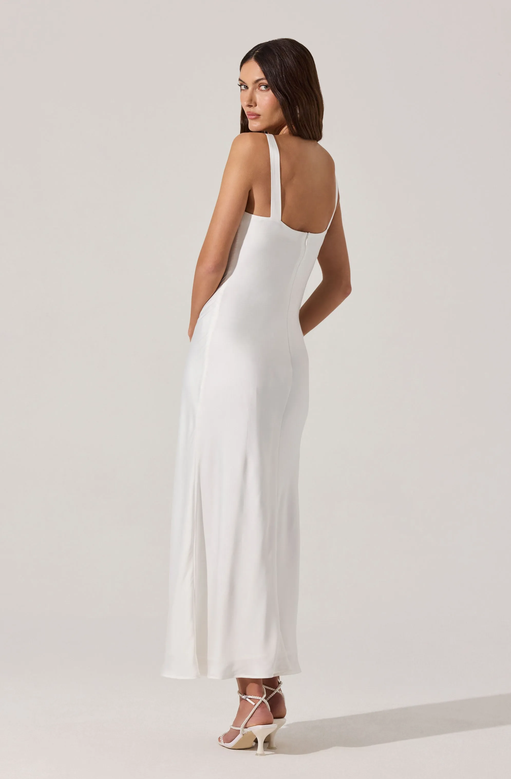 Stacie Satin Maxi Dress