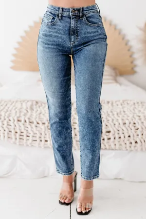 Stay Fresh Sneak Peek High Rise 90's Skinny Jeans (Medium Vintage)