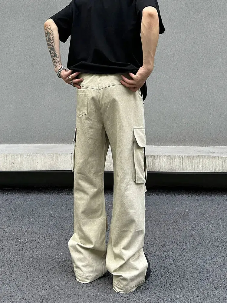 Straight-leg Casual Pants