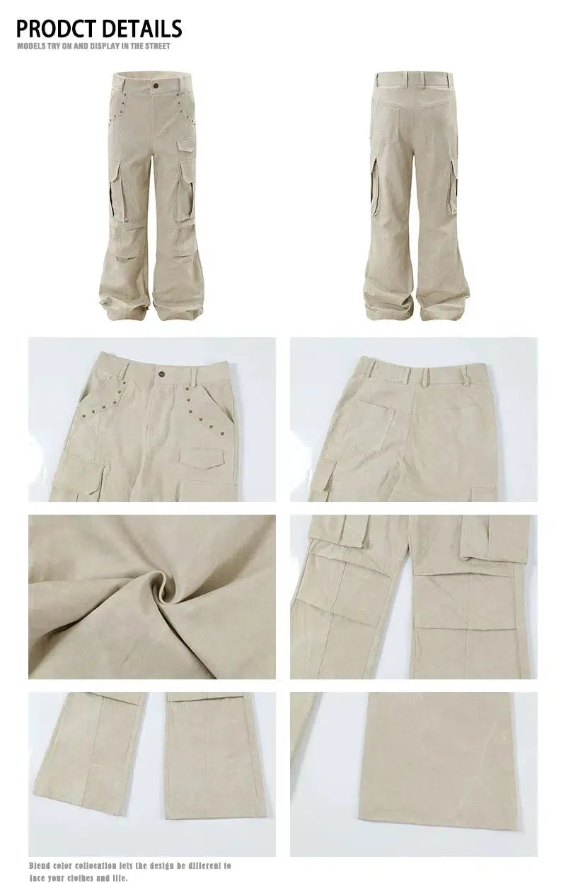 Straight-leg Casual Pants