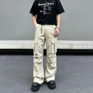 Straight-leg Casual Pants