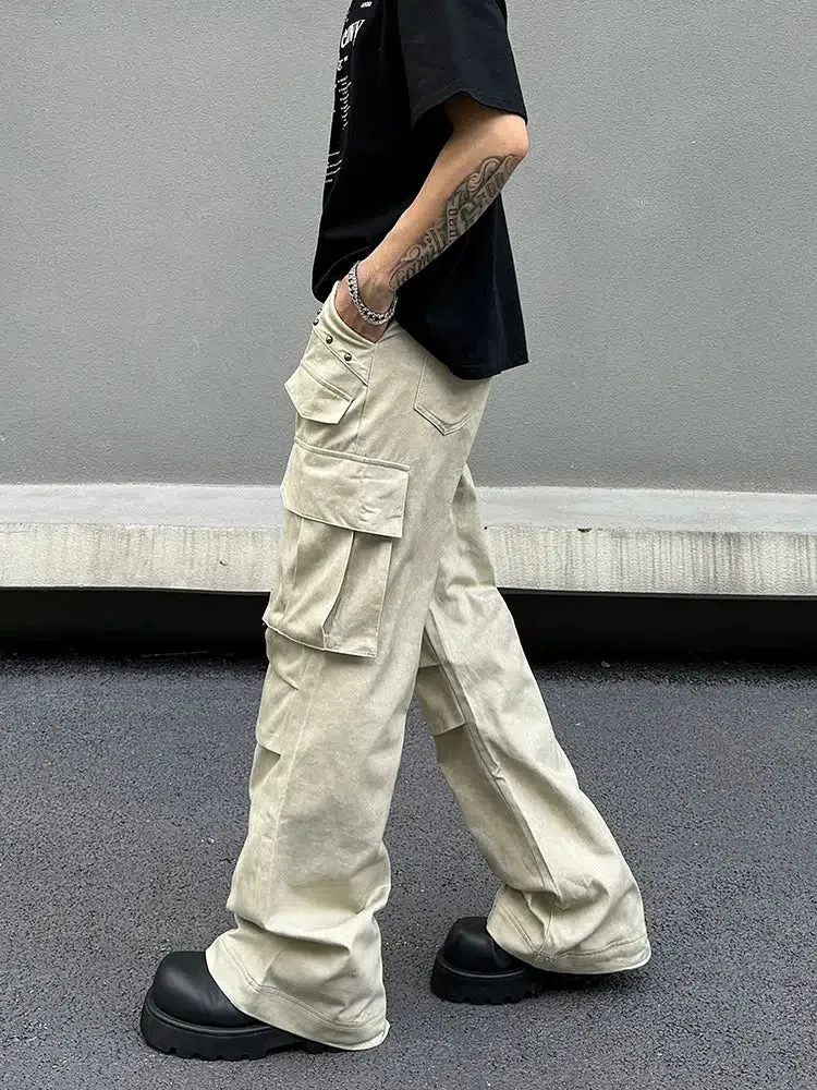 Straight-leg Casual Pants