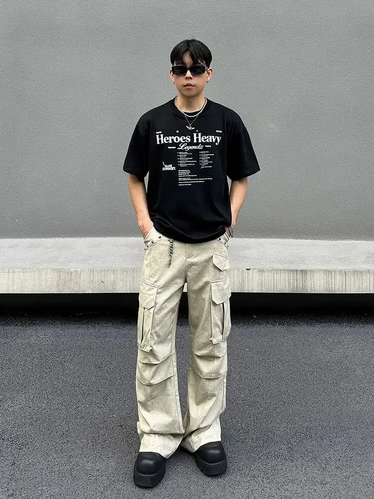 Straight-leg Casual Pants