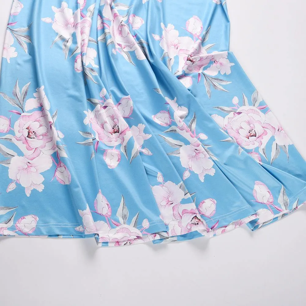 Strapless Summer Long Bohemia Dresses
