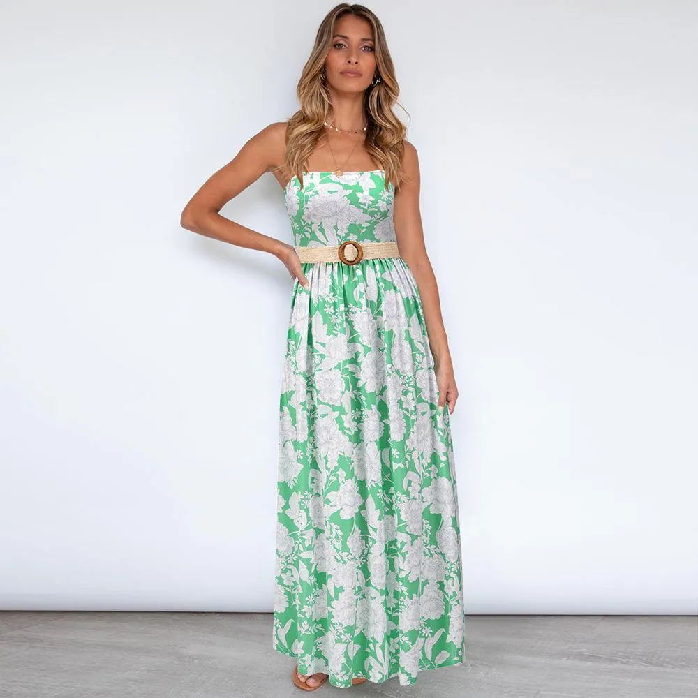 Strapless Summer Long Bohemia Dresses