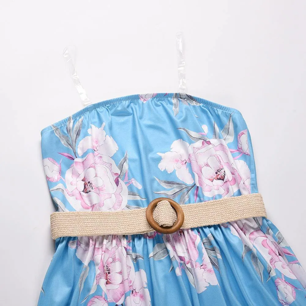 Strapless Summer Long Bohemia Dresses