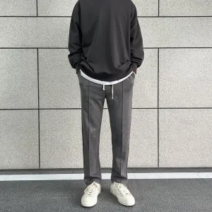 Suede Casual Pants