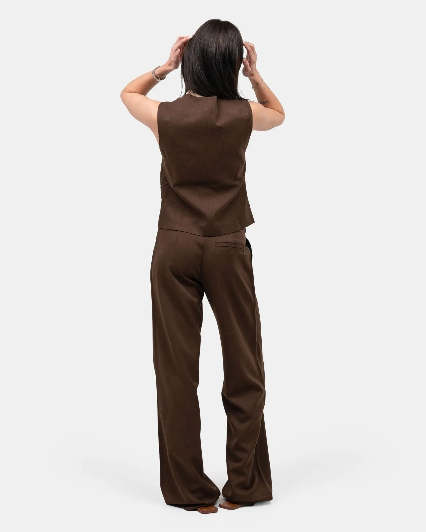 Suit Pants Brown