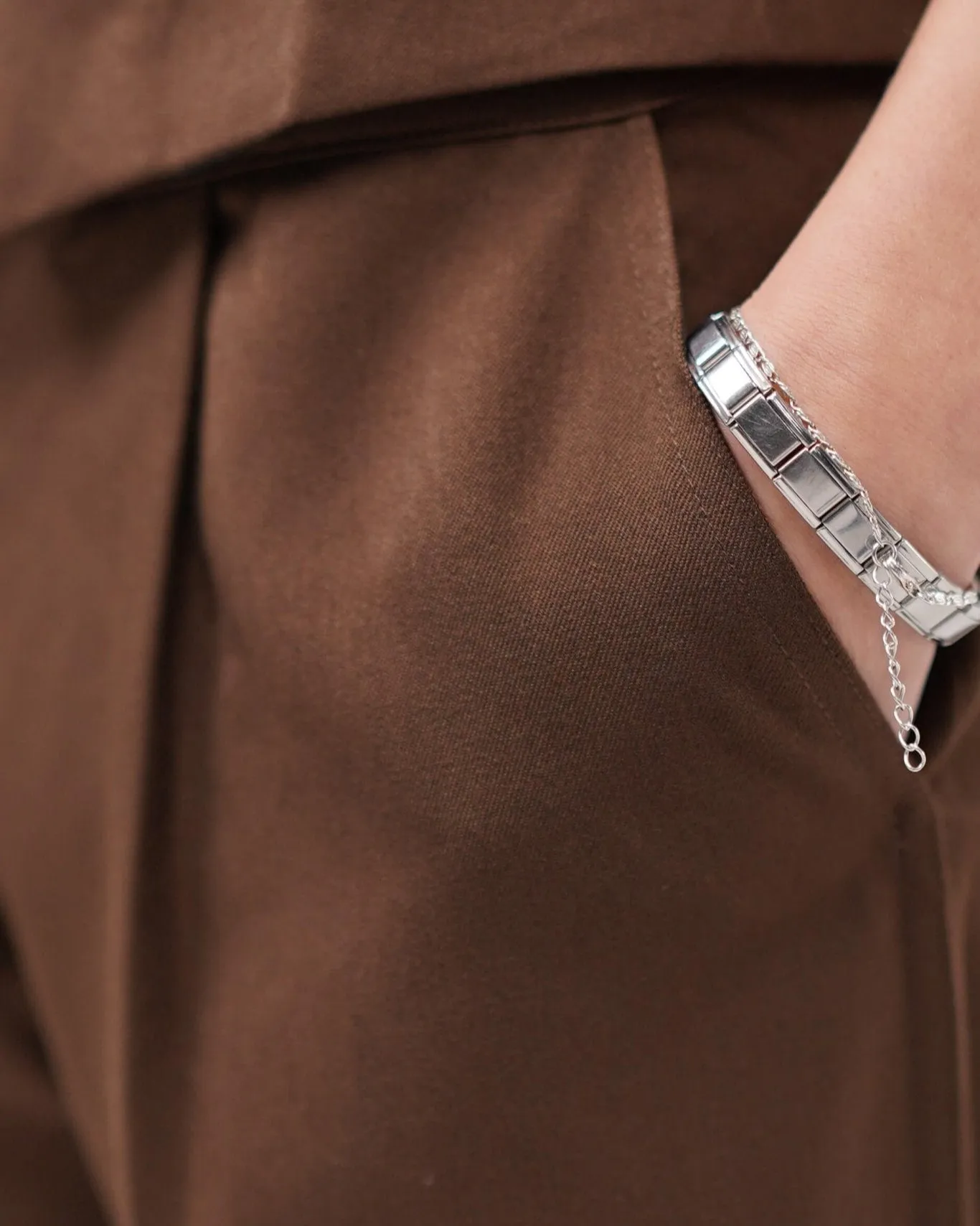 Suit Pants Brown
