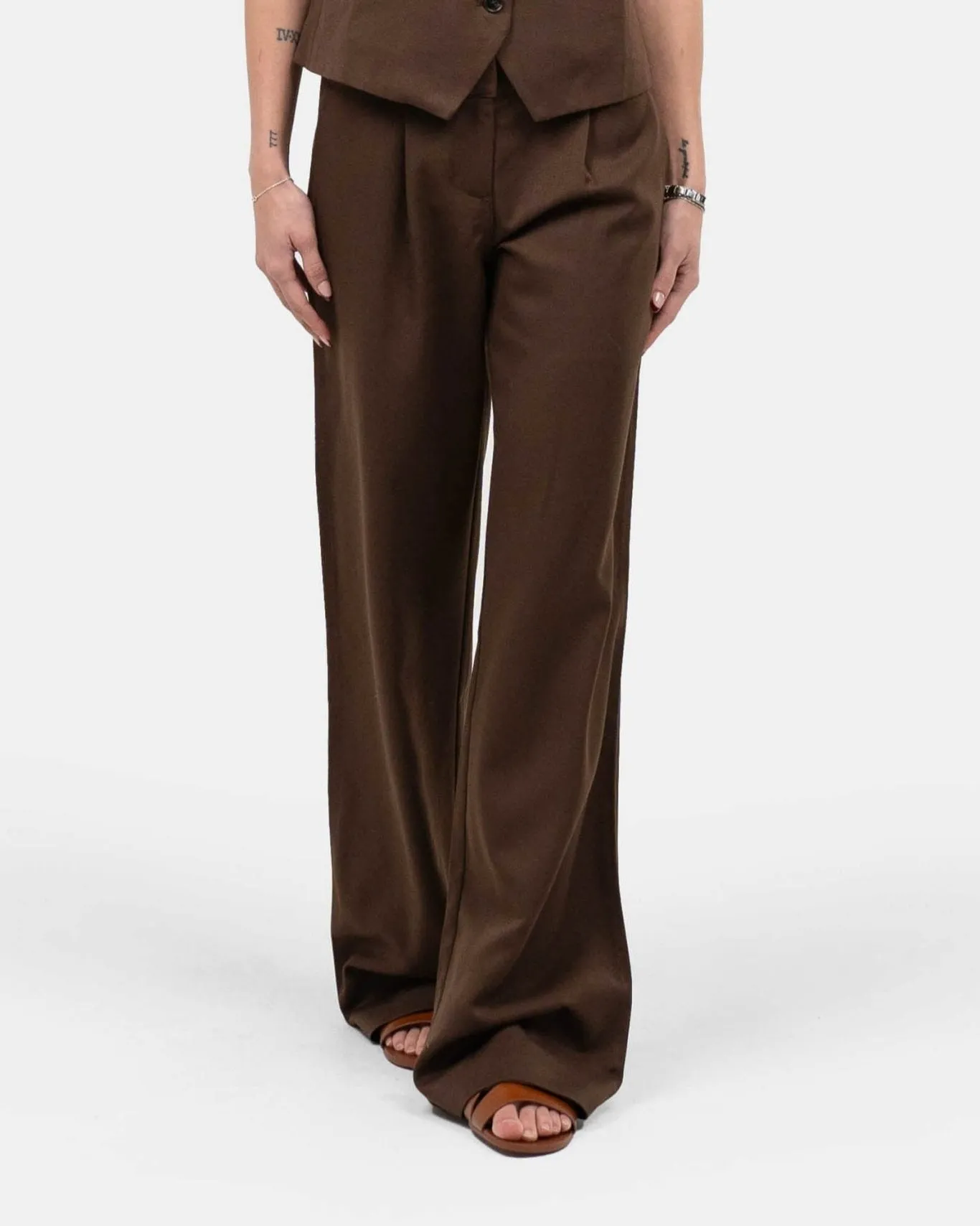 Suit Pants Brown