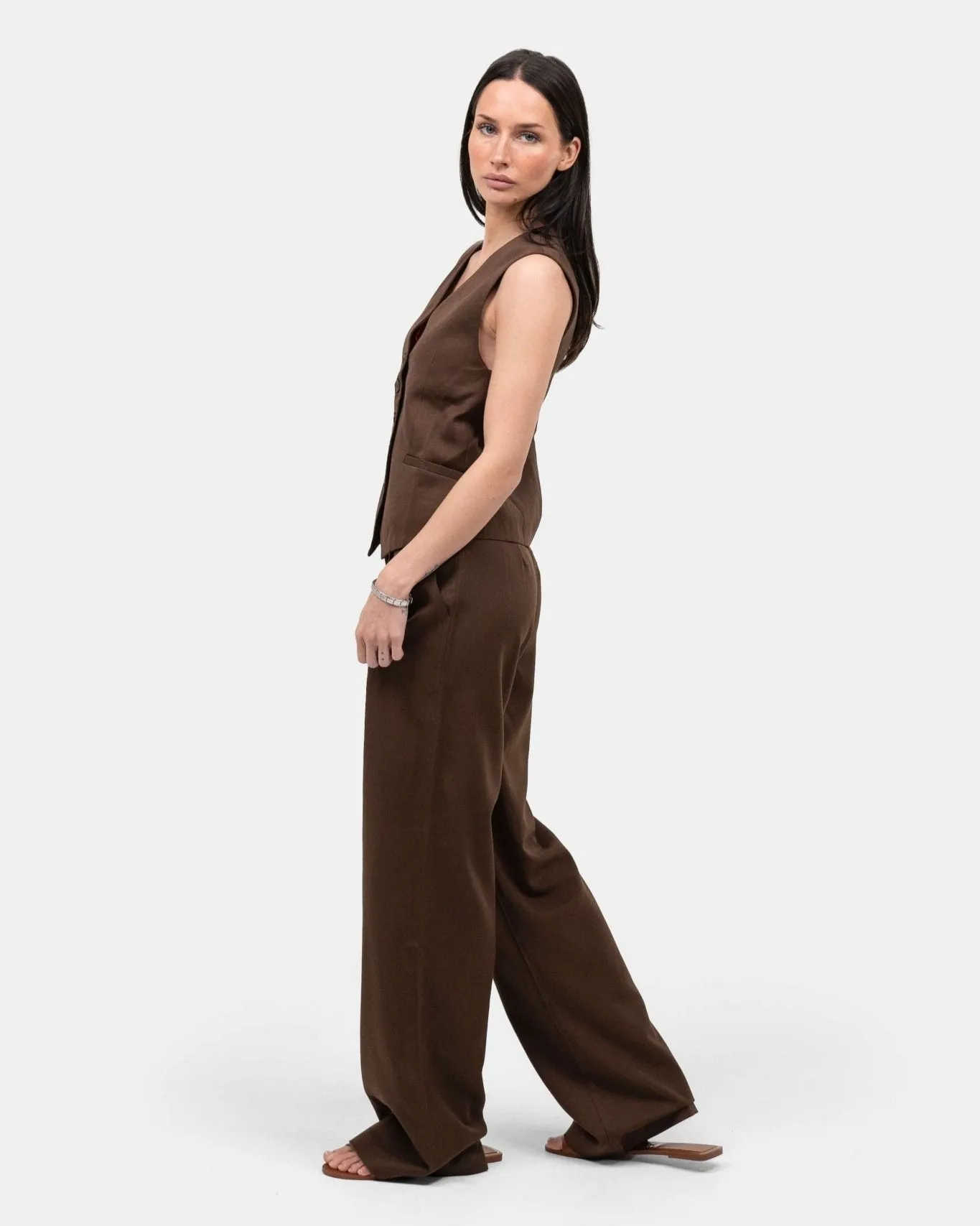 Suit Pants Brown