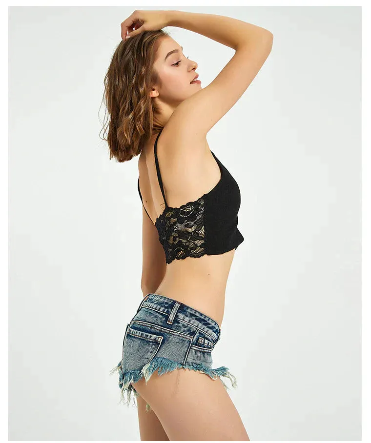SUMMER BEACH SHORTS LOW WAIST JEANS