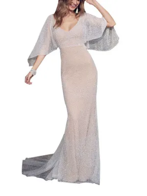 Summer Evening Dress Lace Deep V Dress Banquet Long Women's Clothing