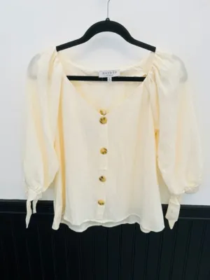 Summer Linen Blend Blouse
