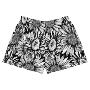 Sunflowers Recycled Athletic Shorts