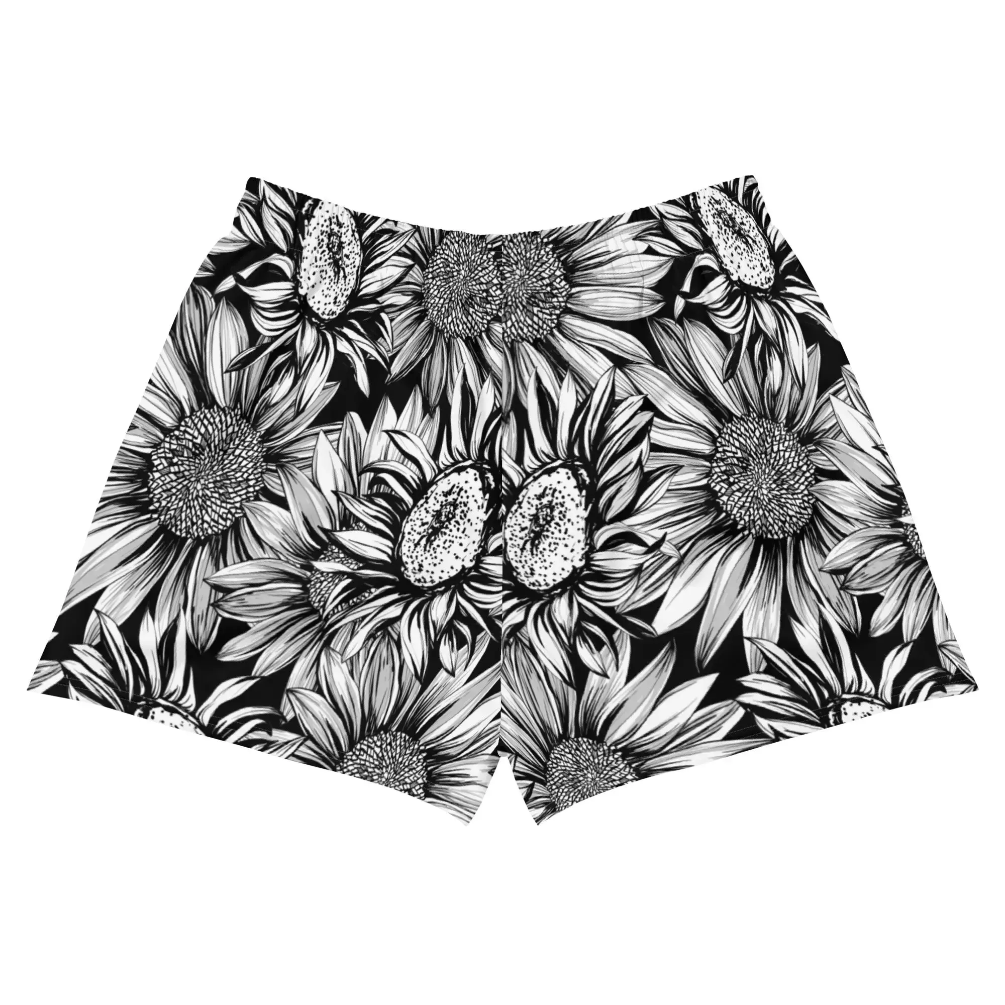 Sunflowers Recycled Athletic Shorts