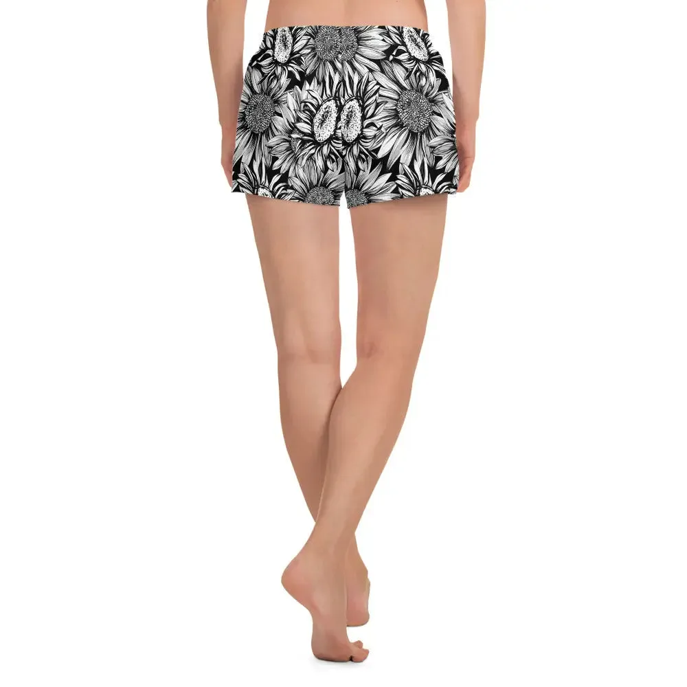 Sunflowers Recycled Athletic Shorts