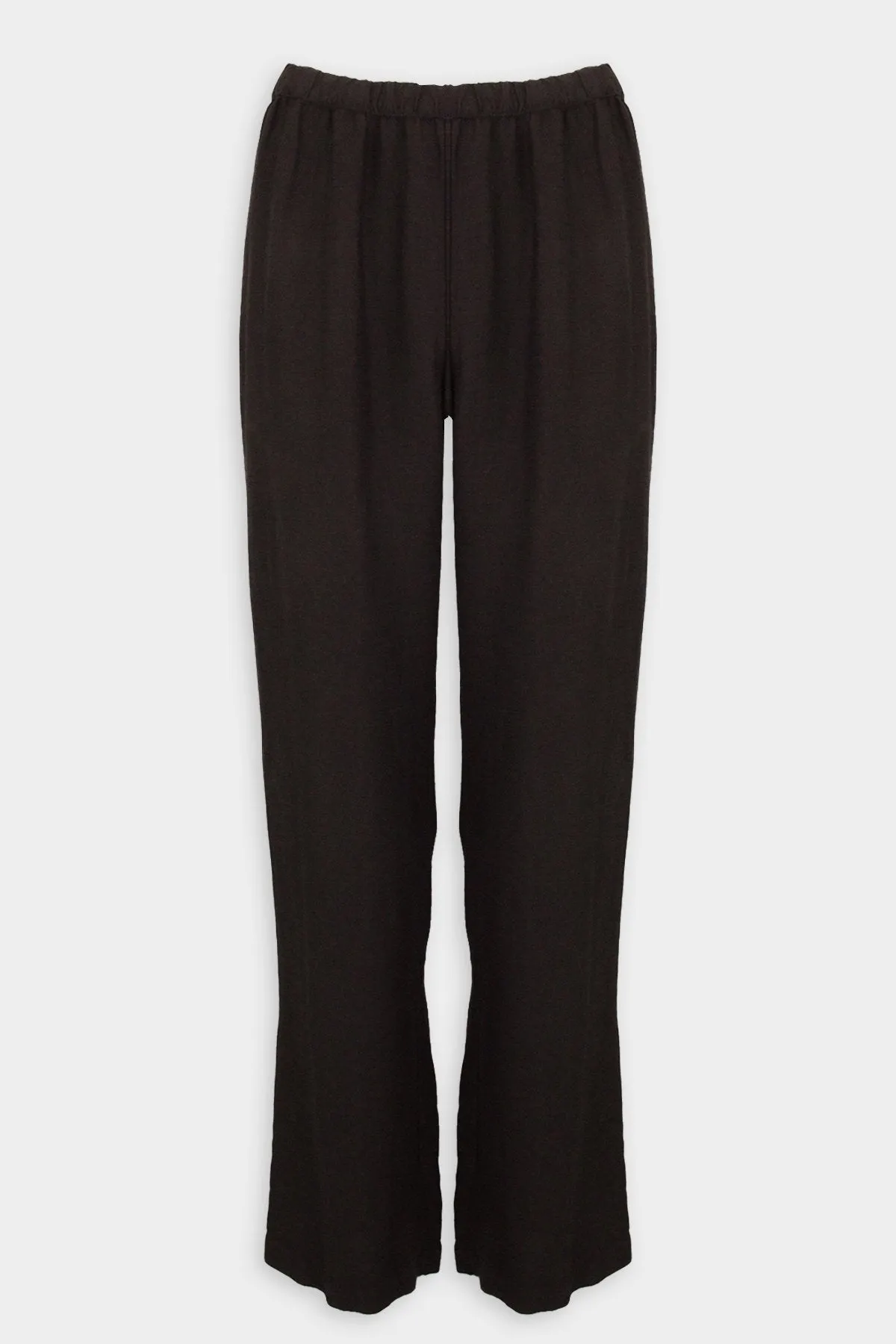 Supple Canvas Easy Trouser in Black