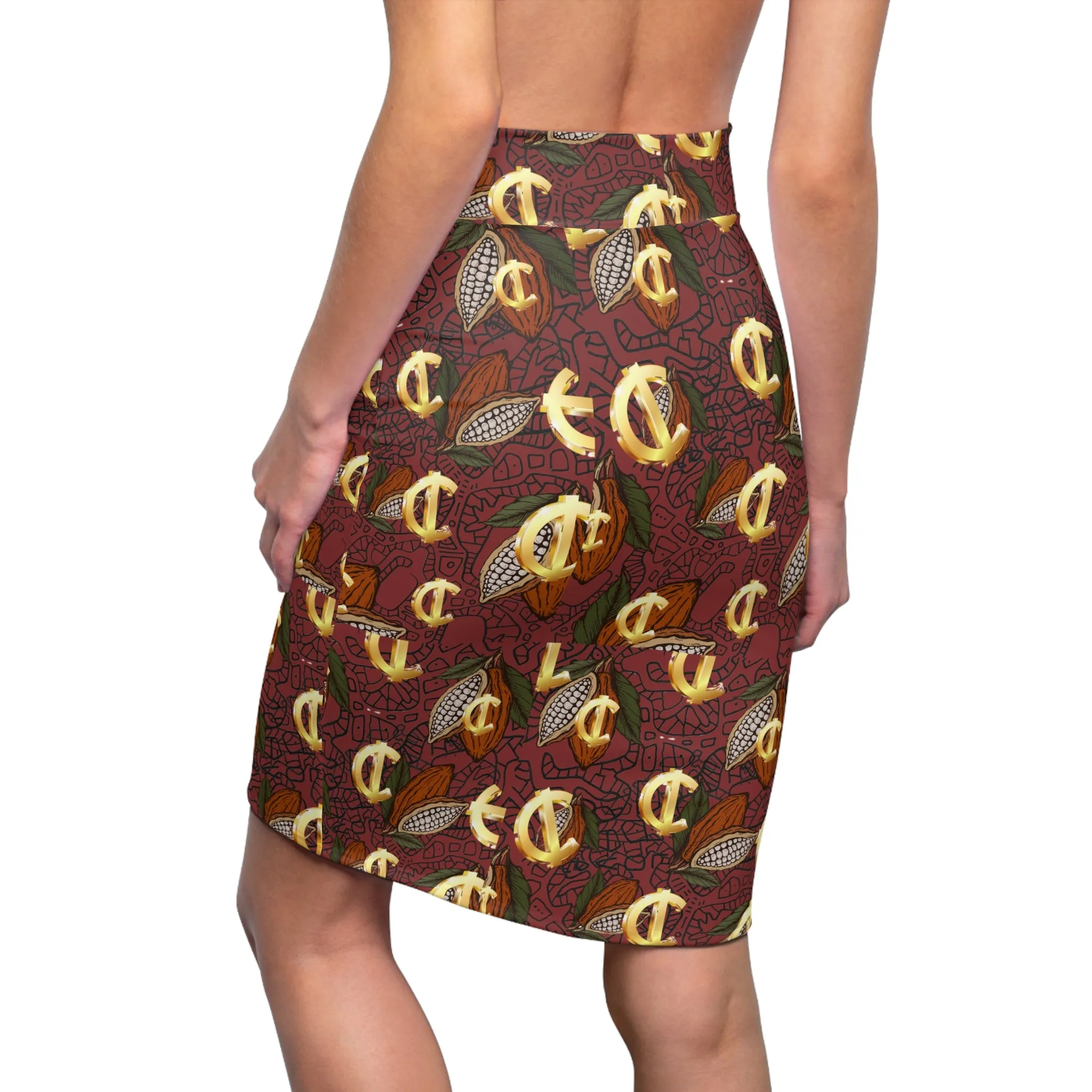 SUPREMEMATHEMATICS CEDI PENCIL SKIRT