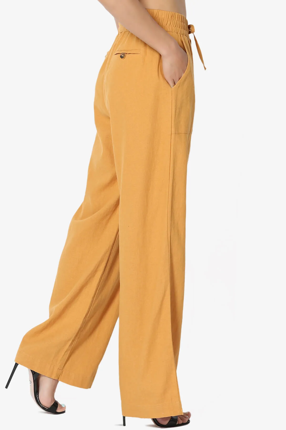 Swisher Drawstring Linen Pants