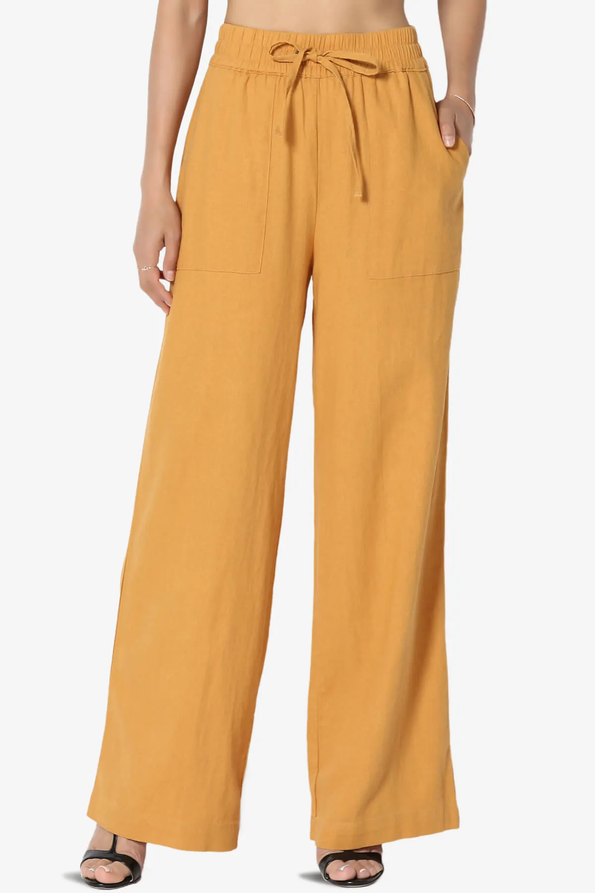 Swisher Drawstring Linen Pants