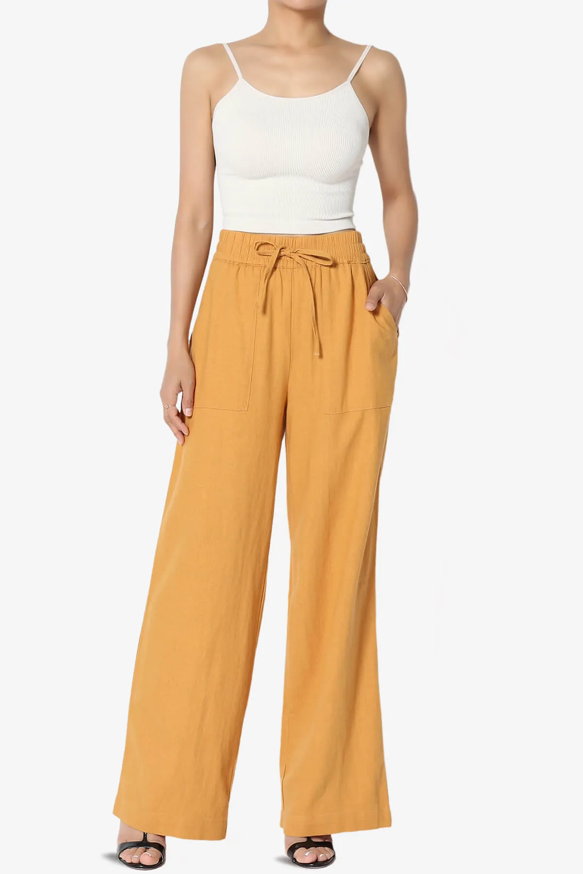 Swisher Drawstring Linen Pants