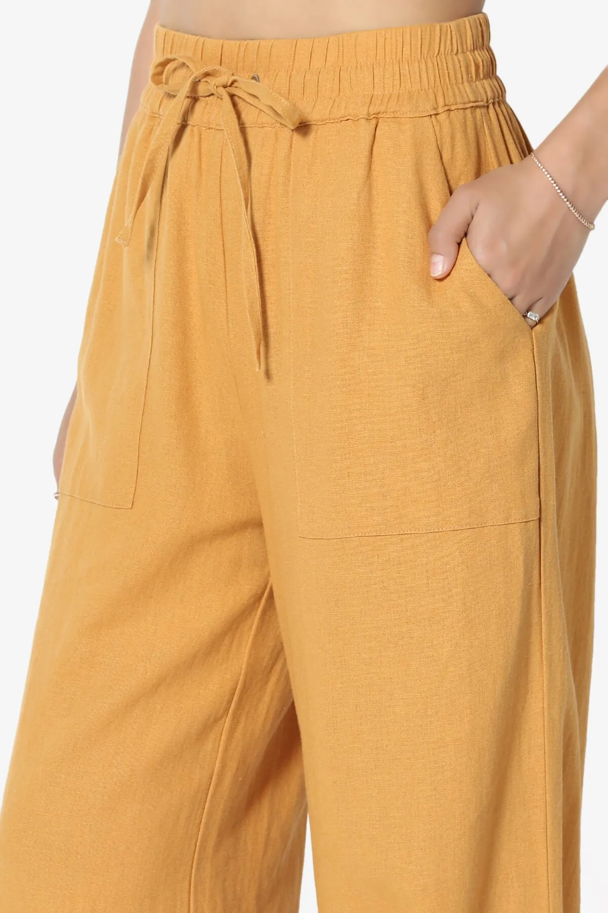 Swisher Drawstring Linen Pants