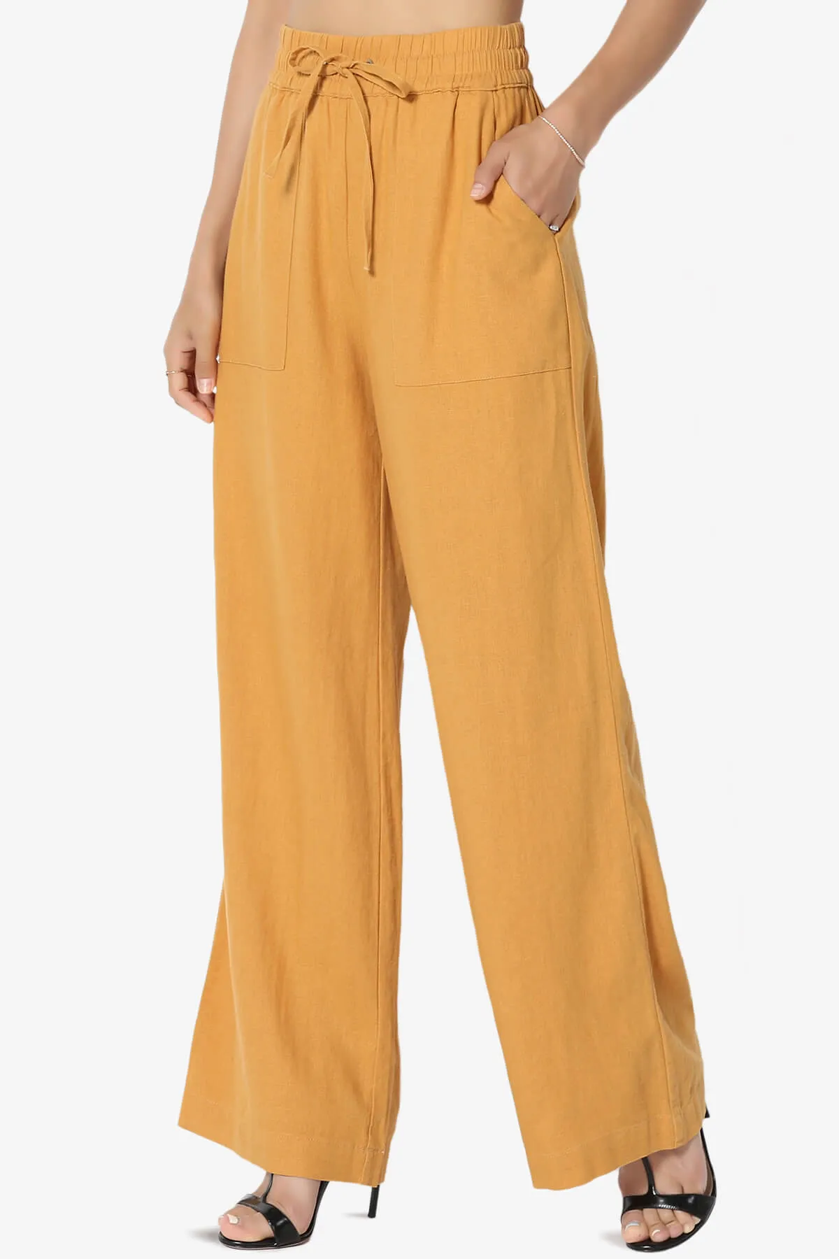 Swisher Drawstring Linen Pants