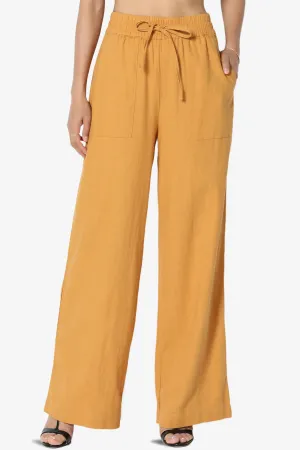 Swisher Drawstring Linen Pants