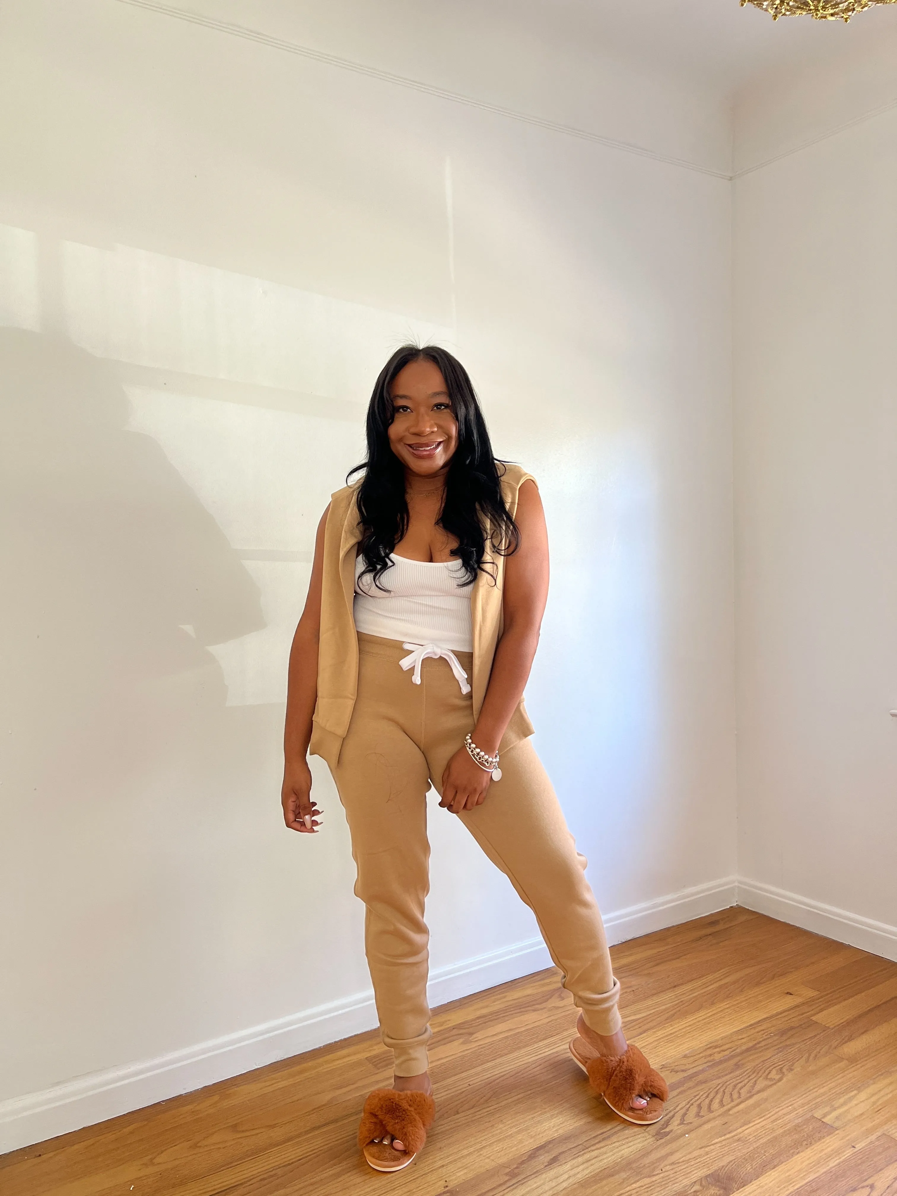 Tan Jogger Set
