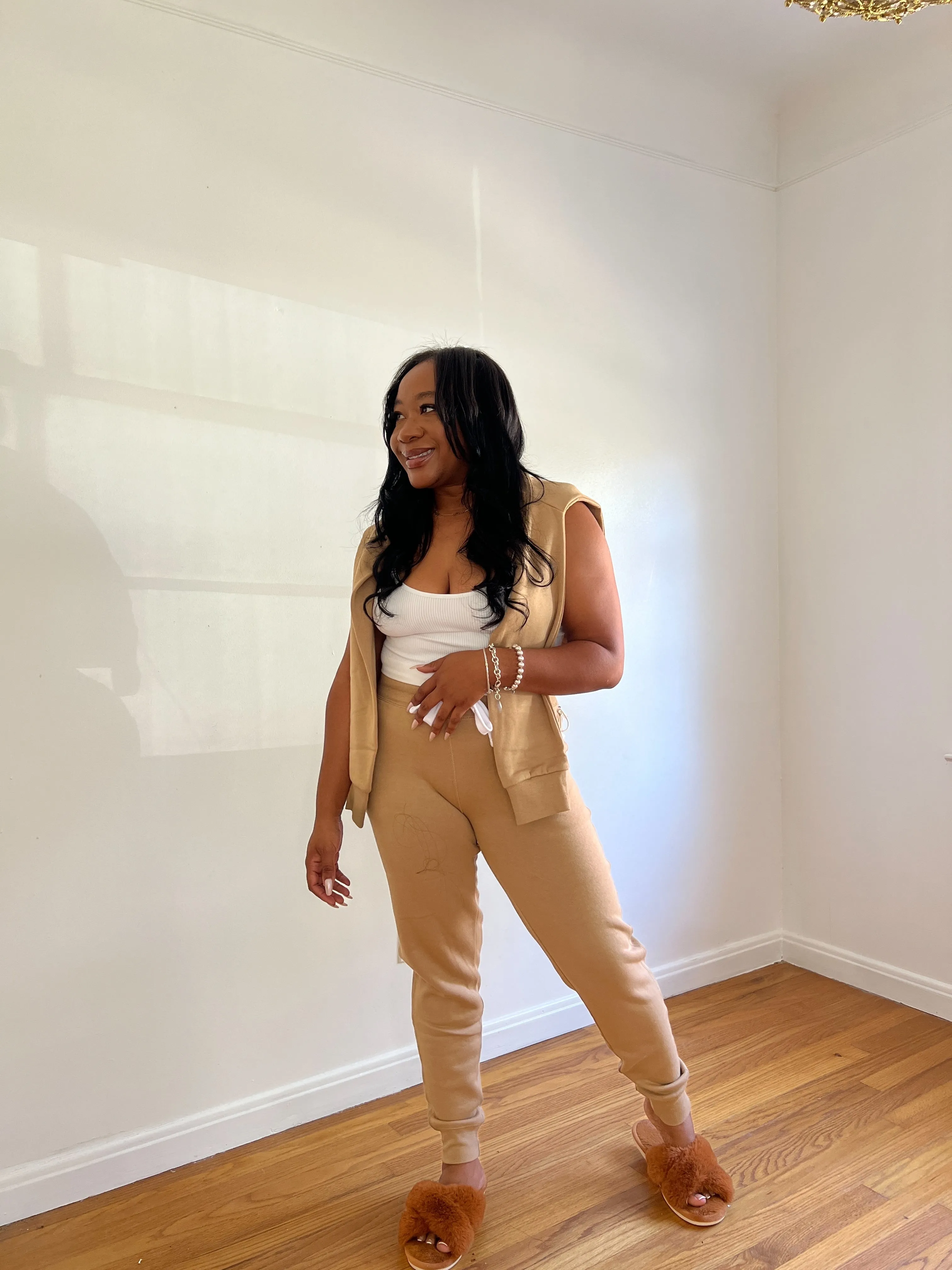 Tan Jogger Set