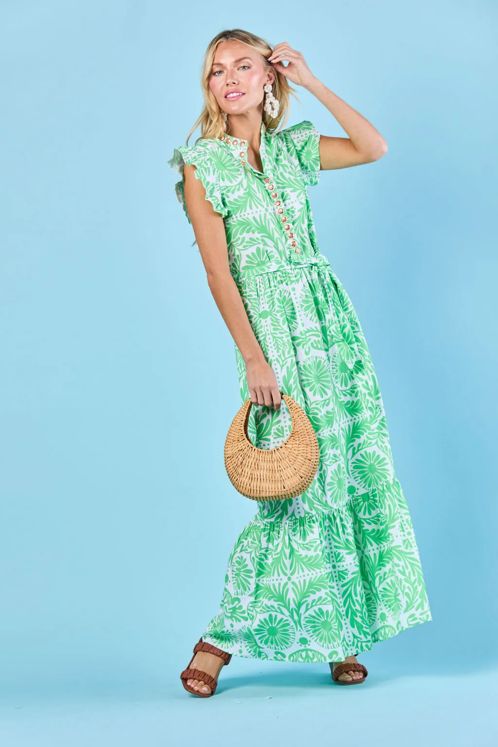 Taylor Dress in Meadow Jardin