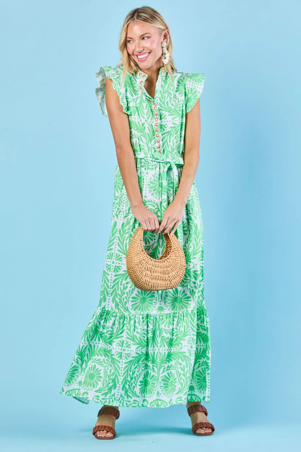 Taylor Dress in Meadow Jardin