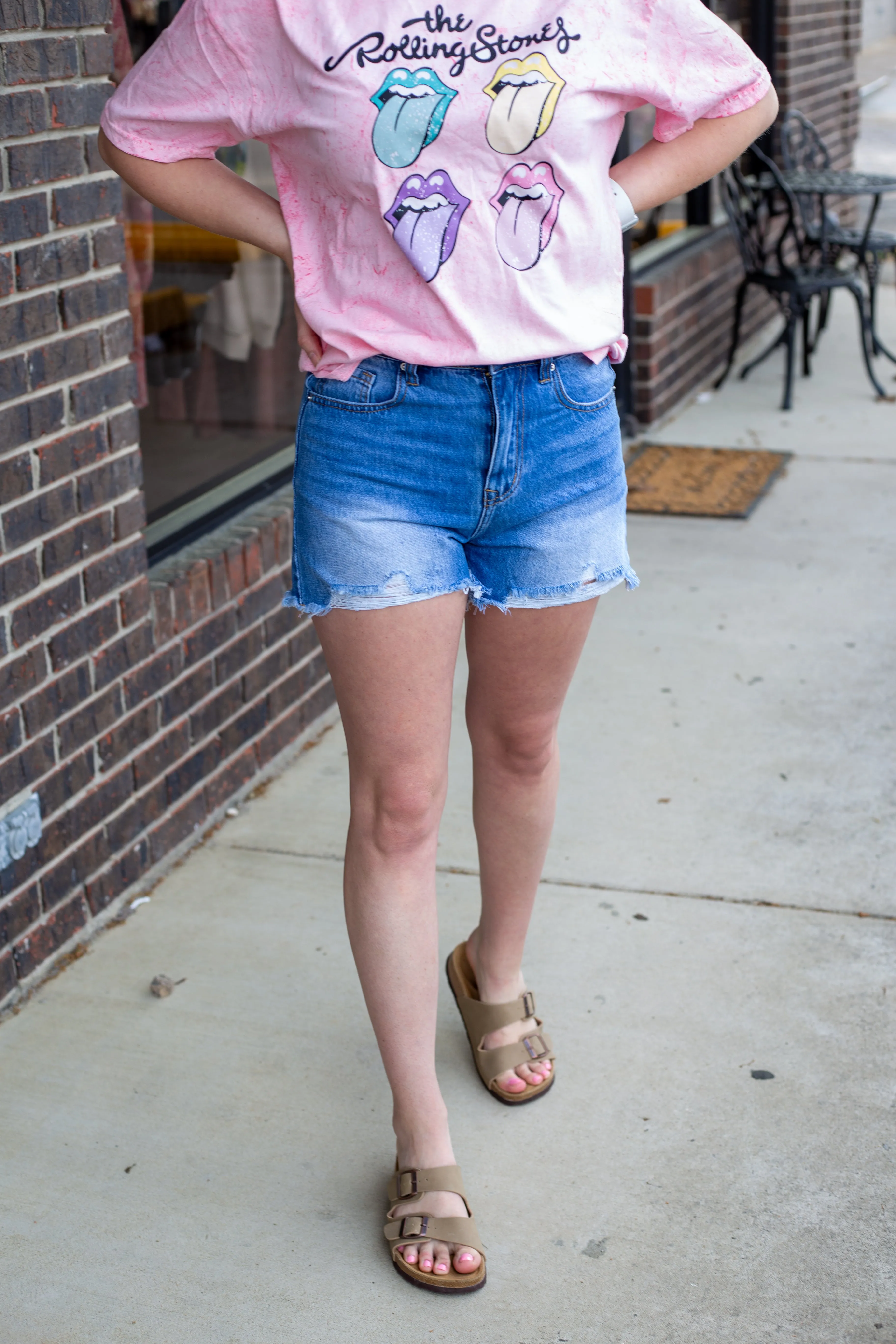 The Beth High Rised Short | Two Different Washes | Veveret