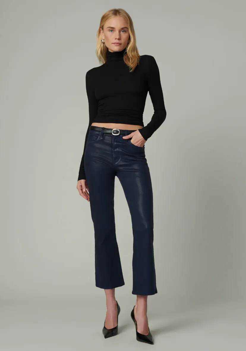 The Callie Jean in Coated Navy