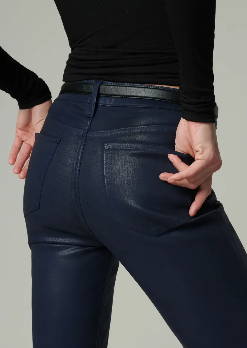 The Callie Jean in Coated Navy