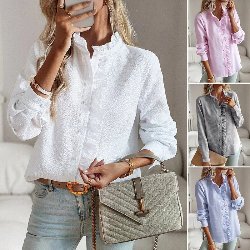 Thisbe® | Casual blouse with ruffles