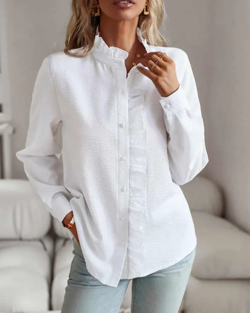 Thisbe® | Casual blouse with ruffles