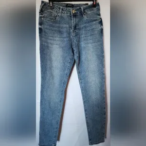 True Religion Jennie Curvy horseshoe Crystal Skinny Jean sz‎ 28 NWT
