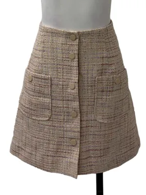 Tweed A-Line Skirt
